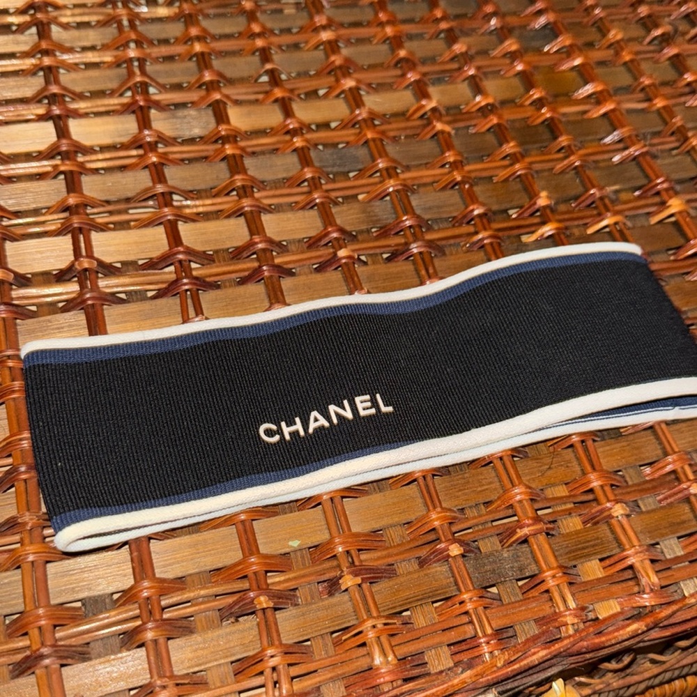 Chanel Elastic Headband - Authentic